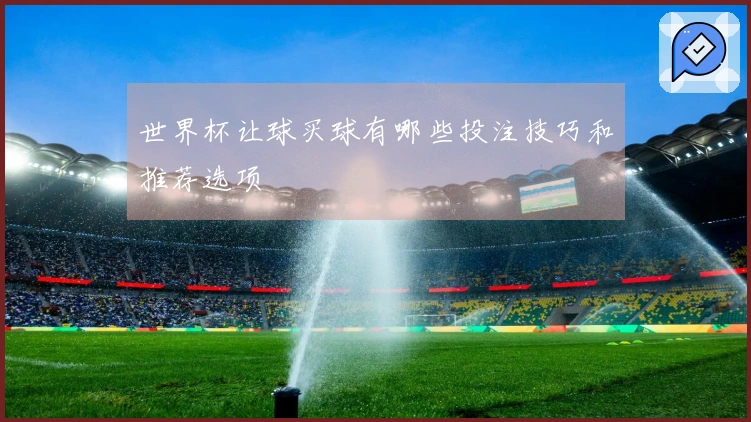 世界杯让球买球有哪些投注技巧和推荐选项